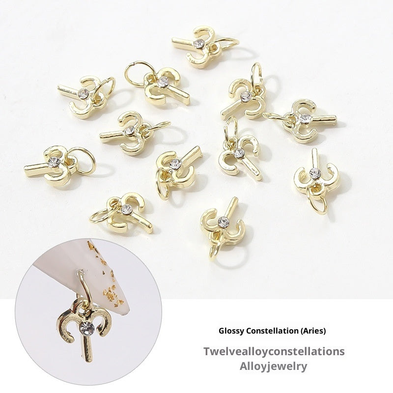 Constellation Ring Alloy Accessory 3D Nail Art