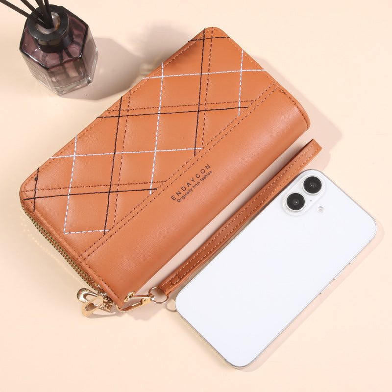 Women's Double Zipper Wallet Long Large Capacity