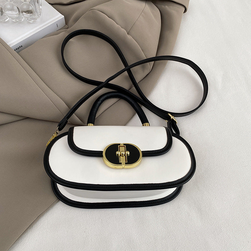 Premium Retro Matte Tote Bag Autumn Crossbody Mini Round Bag