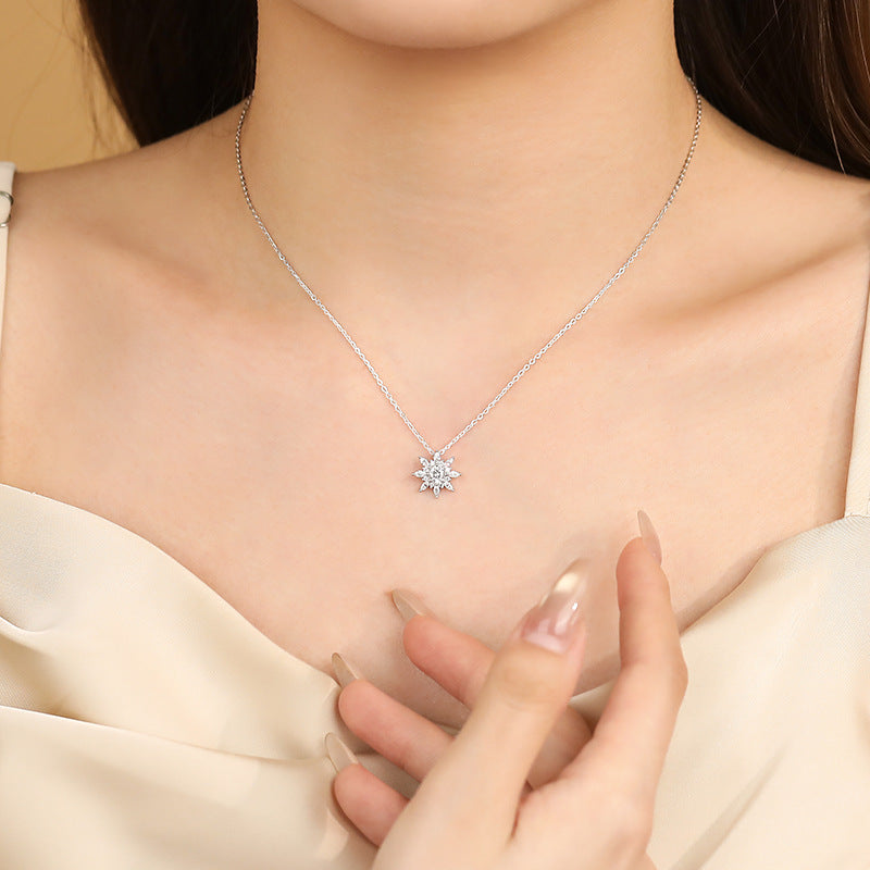 Personalized Color-Changing Snowflake Necklace For Women