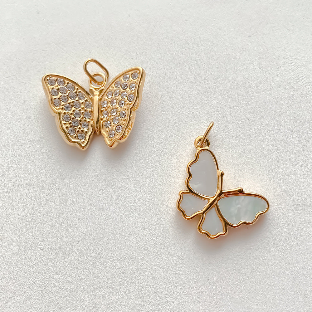 Butterfly Bracelet And Stud Earringsstylish