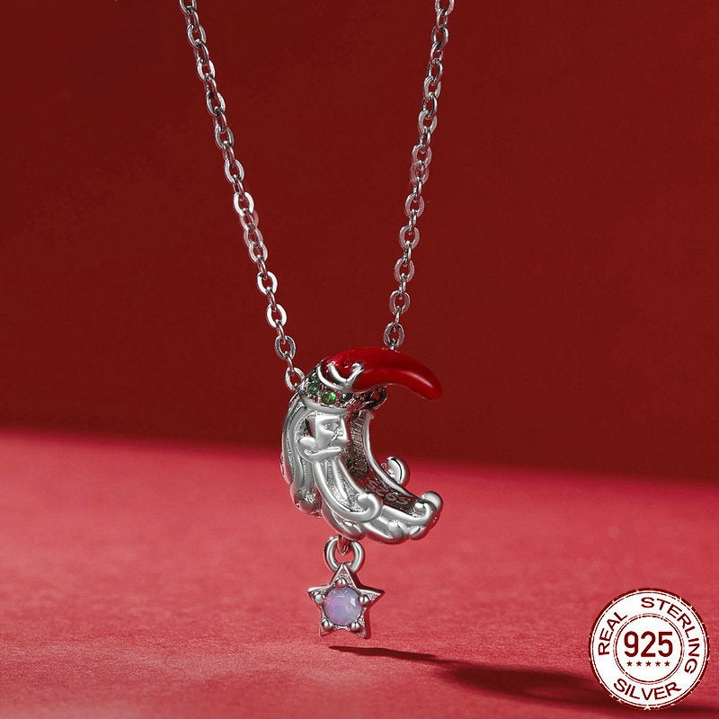 Moonlight Santa Claus Diy Bracelet String Beads