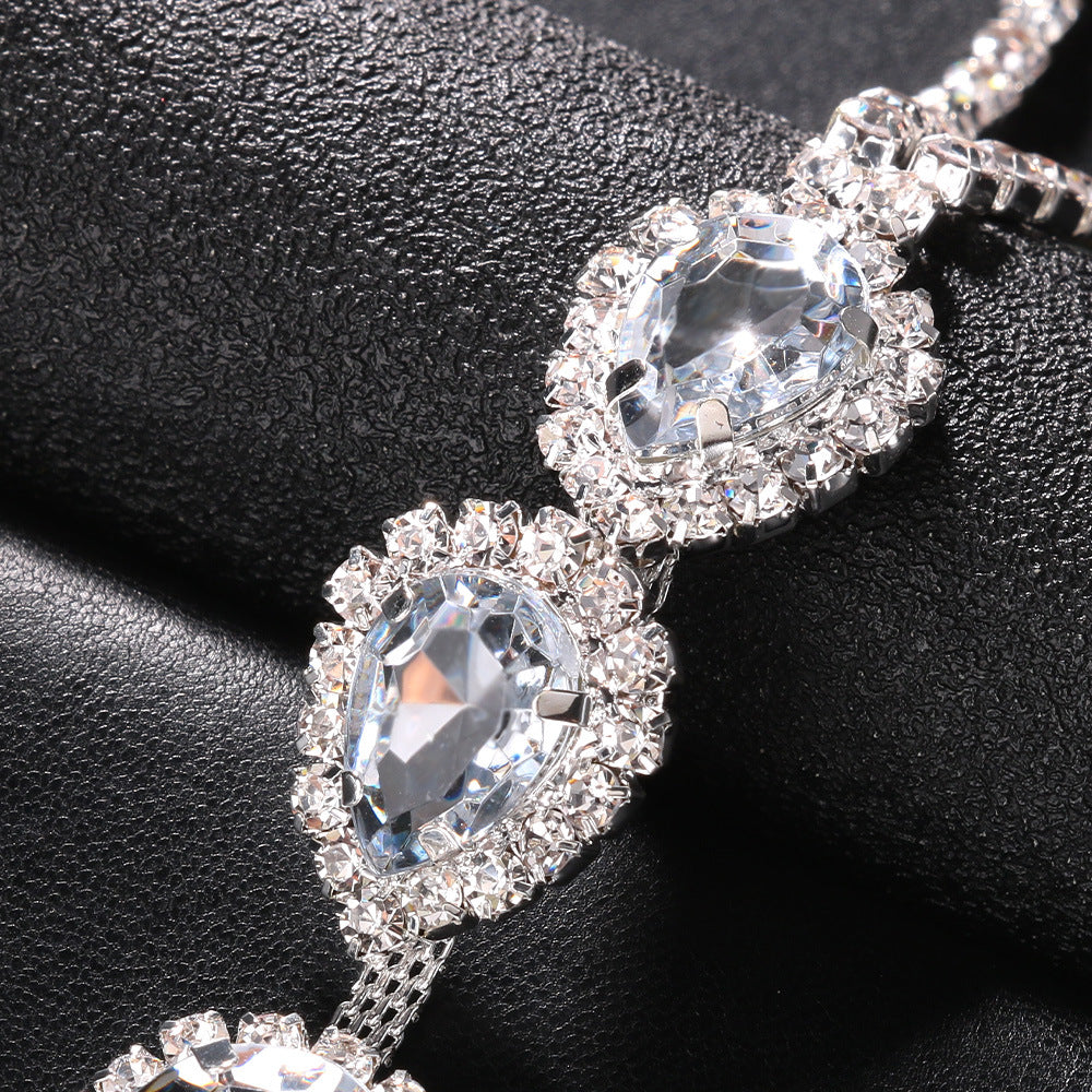European And American Sexy Crystal Body Chain