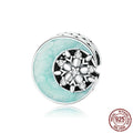 Snow Moon Night S925 Silver Bracelet Beaded