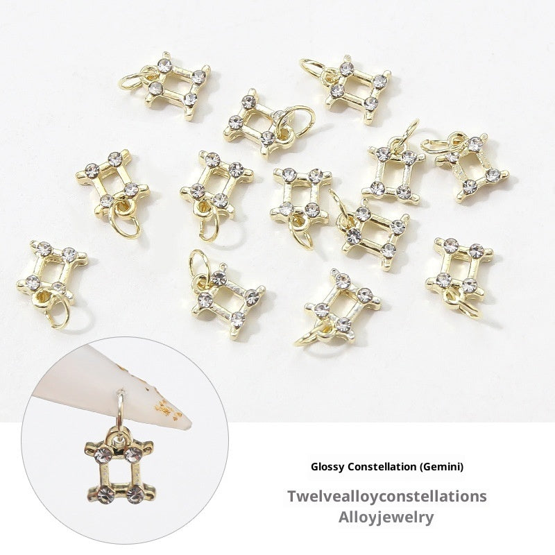 Constellation Ring Alloy Accessory 3D Nail Art