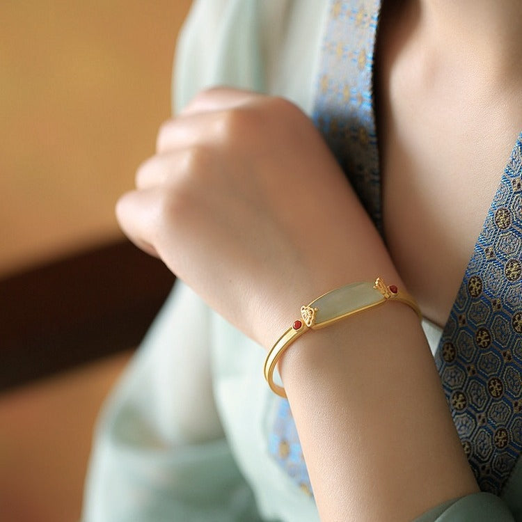 Original Pure Silver Handcrafted Gold Bracelet