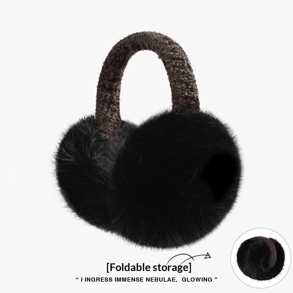 Womens Plush Warm Ear Muffs To Help Prevent Frostbite