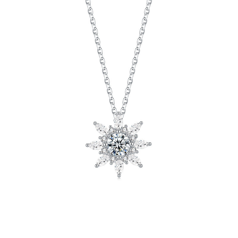 Personalized Color-Changing Snowflake Necklace For Women