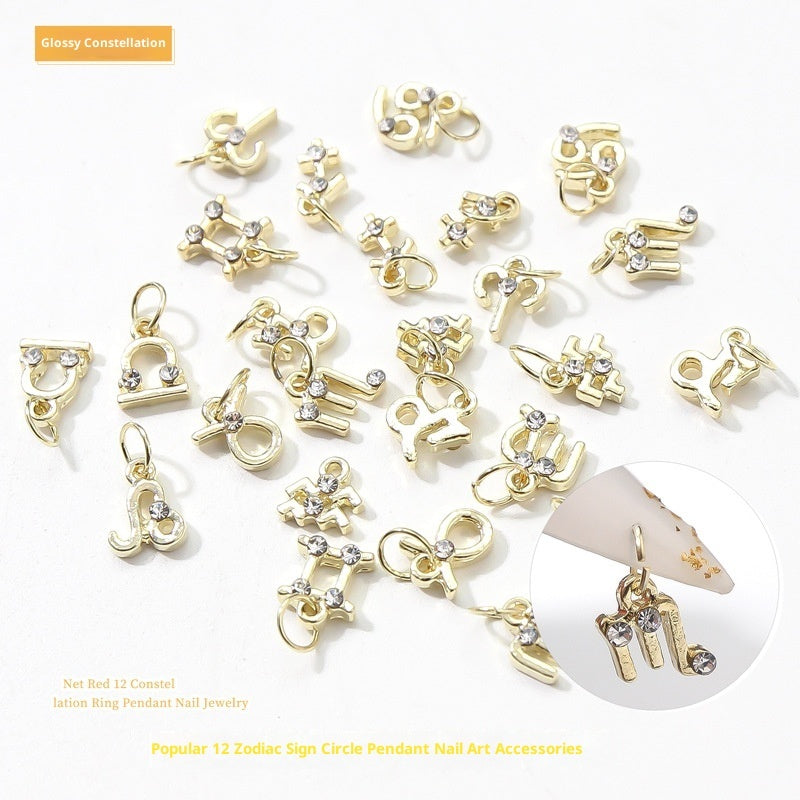 Constellation Ring Alloy Accessory 3D Nail Art