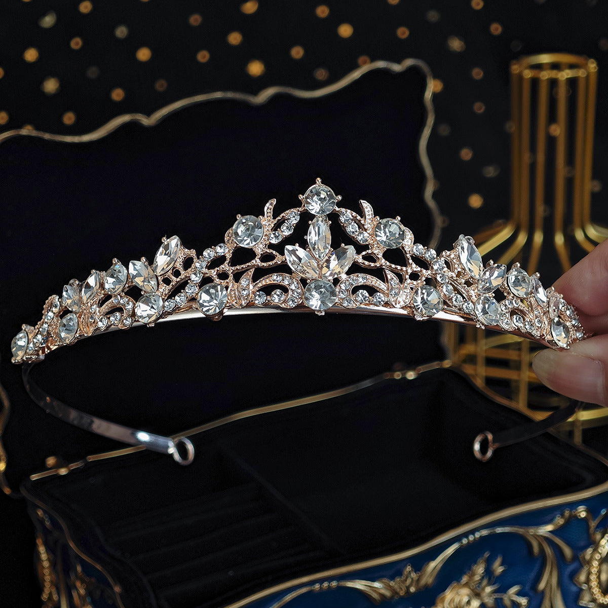 Bridal Headband Crown Vintage Headwear