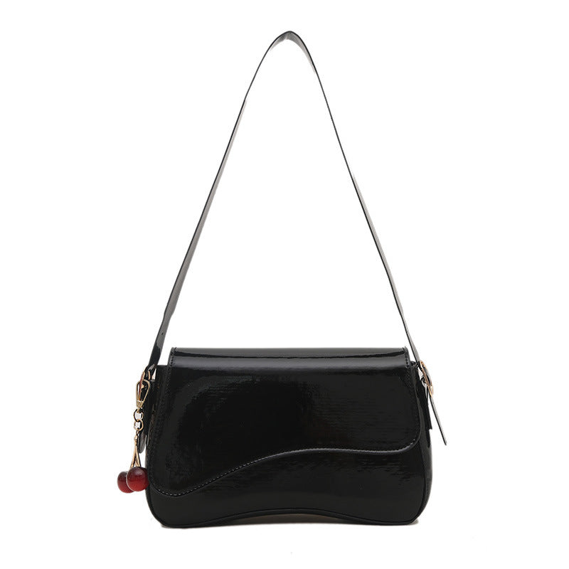 Small Square Shoulder Bag For Work And Commuting Worn Under The Arm