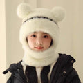 Childrens Wool Windproof Earflap And Insulated Hooded Hat