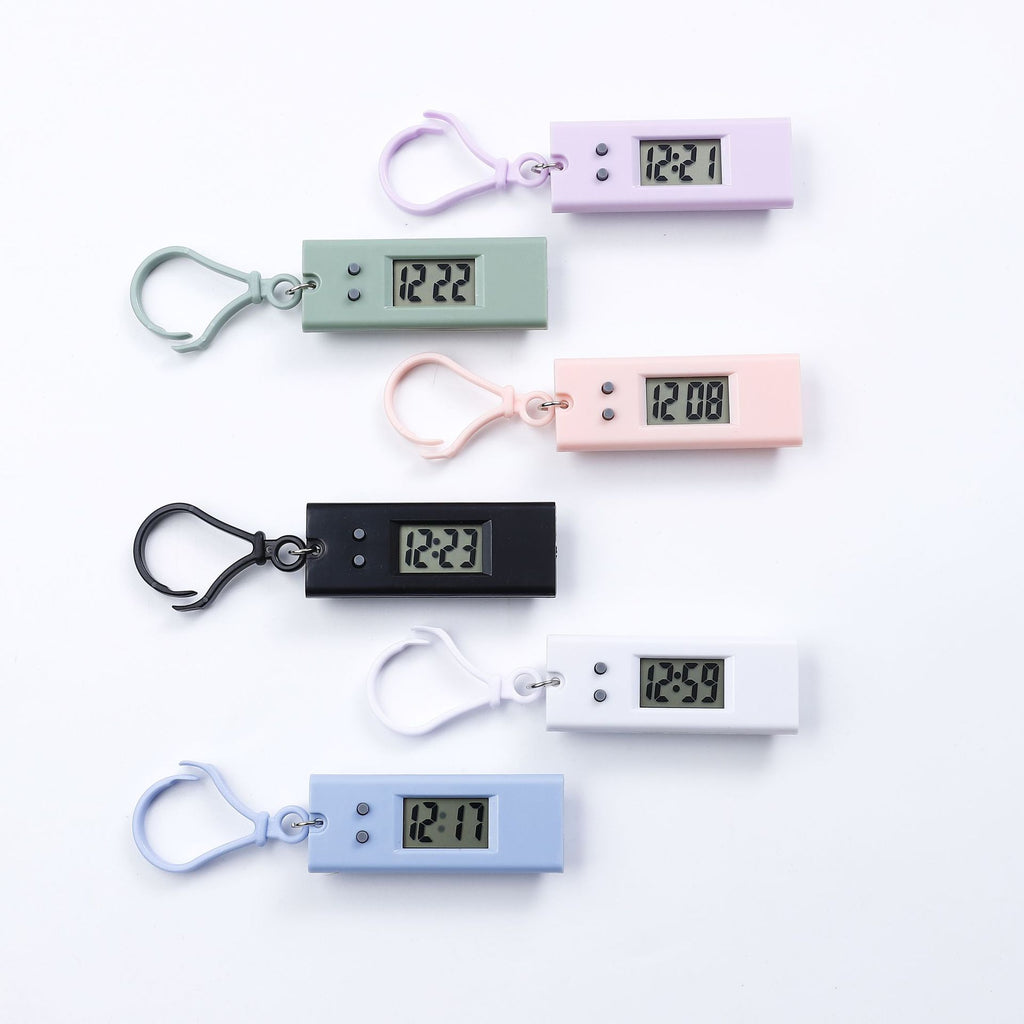 Cartoon Mini Digital Watch Keychain For Students