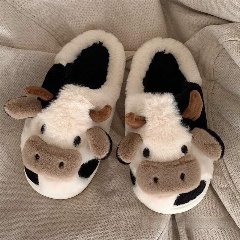 Cotton Slippers Women's All-season Cute Indoor Home Platform Slippers Women's