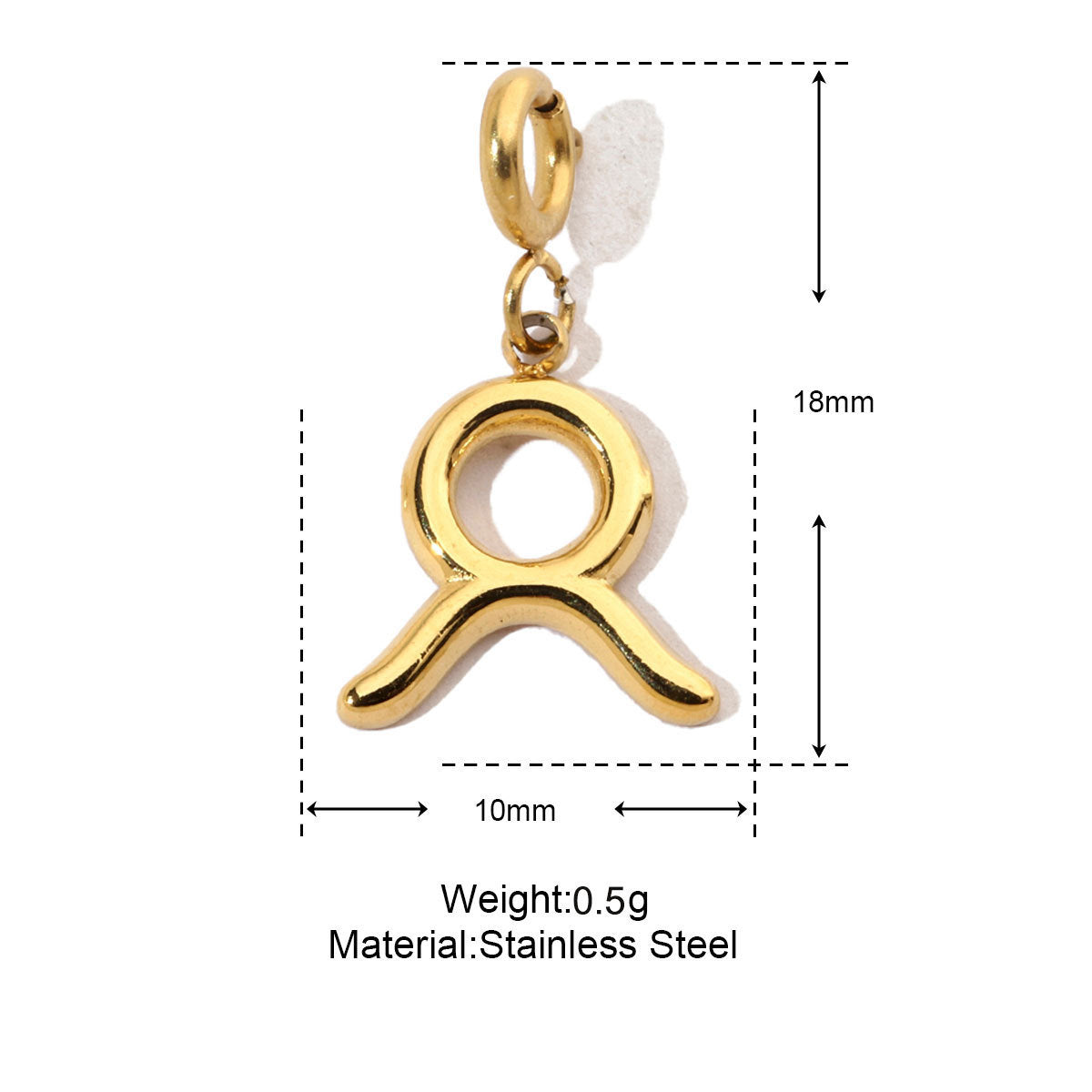 12 Zodiac Signs Fade-resistant Titanium Steel DIY Detachable Pendant