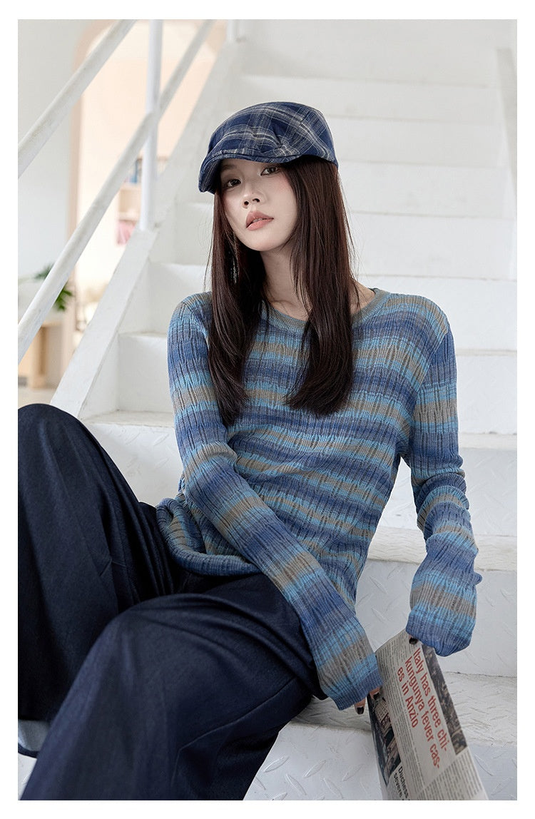 New Fashion Striped Sweater For Women