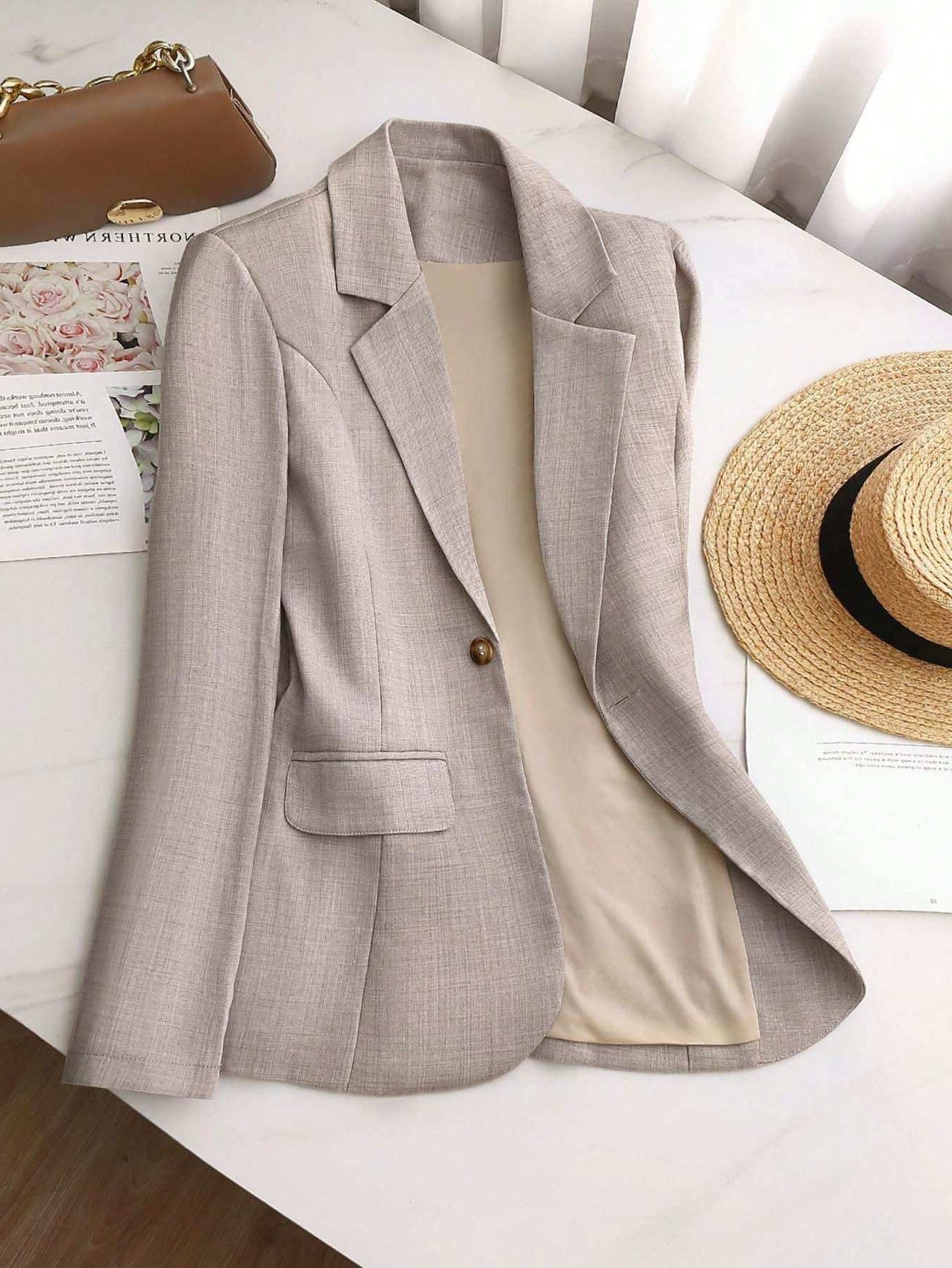 European And American Suit Loose Single-breasted Slim Fit