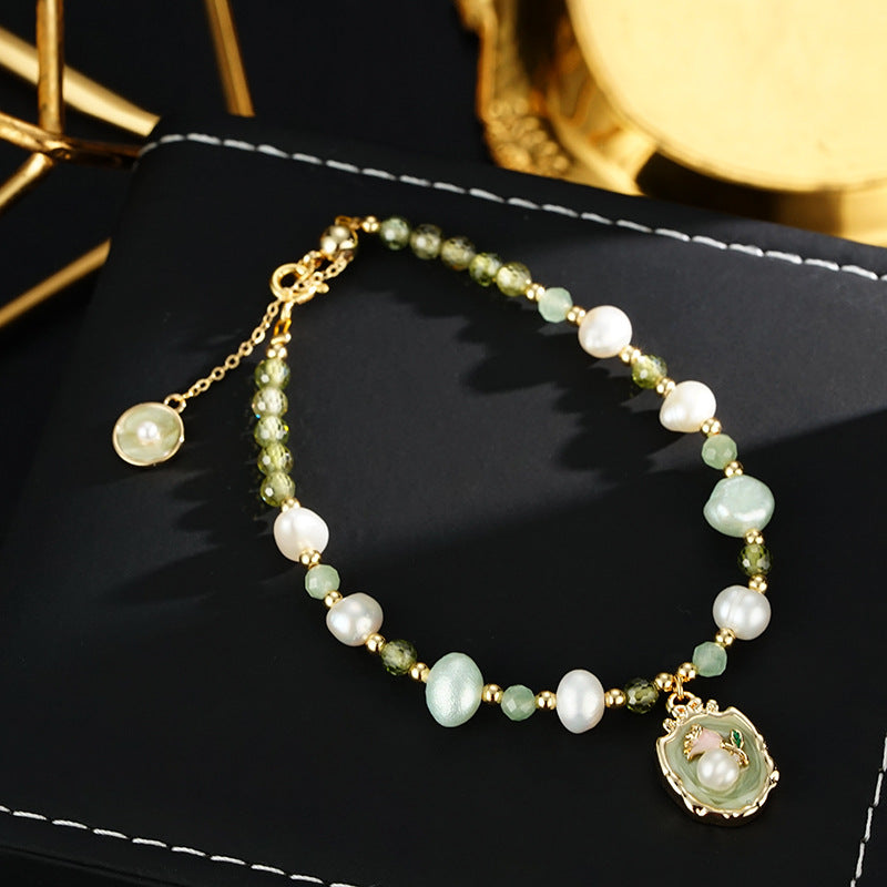 Handmade Natural Freshwater Pearl Bracelet For Women