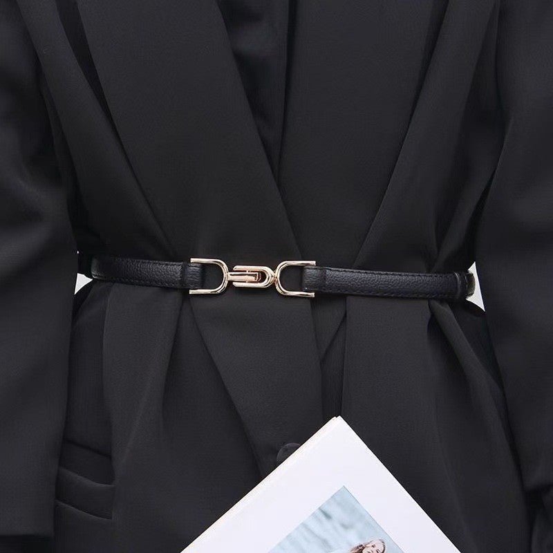 Simple Fashion Matching Suit Korean Style Waist Belt