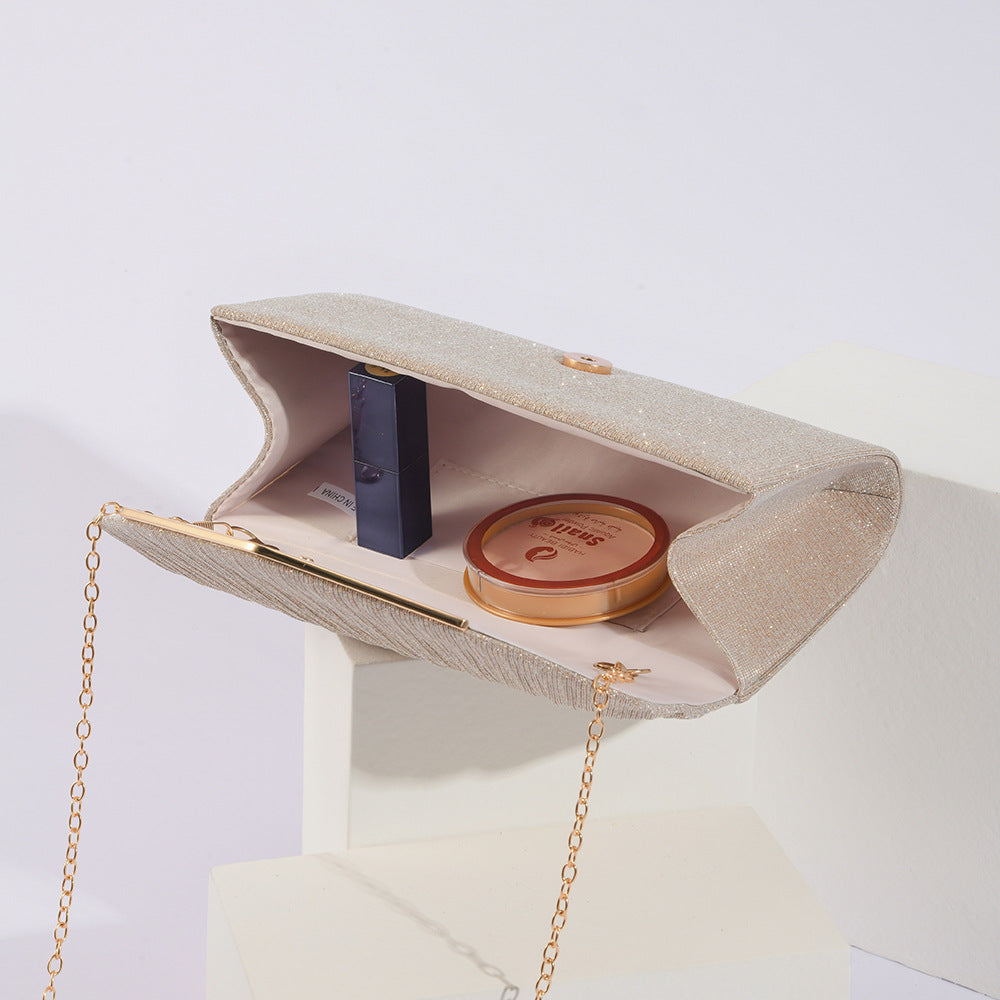 Vintage Womens Evening Clutch With Flap Pillow Bag Socialite Party Banquet Tote