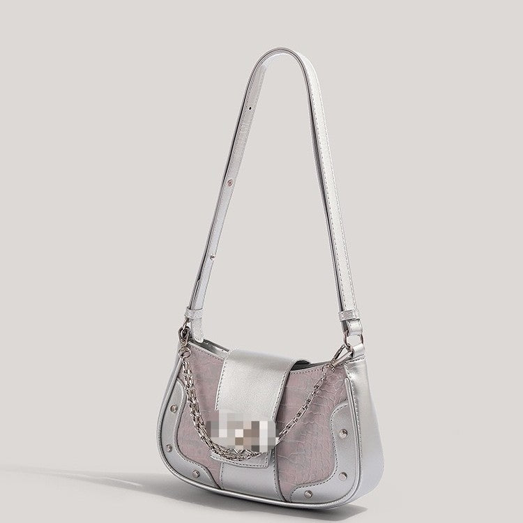 Fashionable Crossbody Shoulder Or Underarm Mini Square Bag