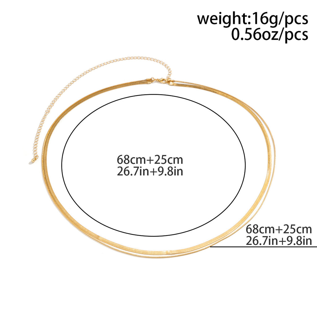 Multi-layer Sexy Snake Bone Tassel Five-pointed Star Waist Chain