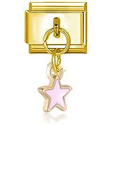 Italian-style Modular Gold Bracelet Accessory Pendant