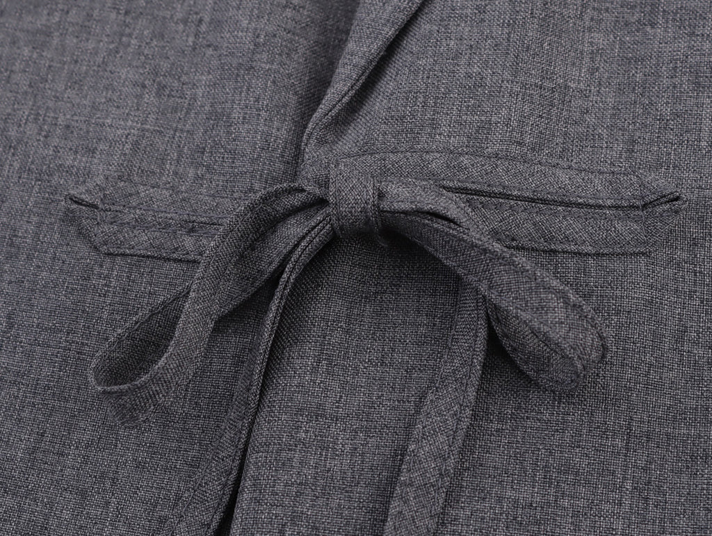 Small New Spring And Autumn Linen Minimalist Blazer