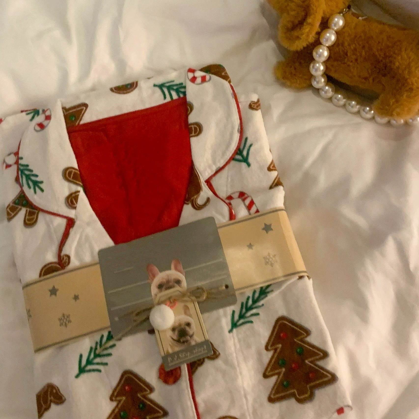 Cartoon Printed Long Sleeved Pajamas For Women