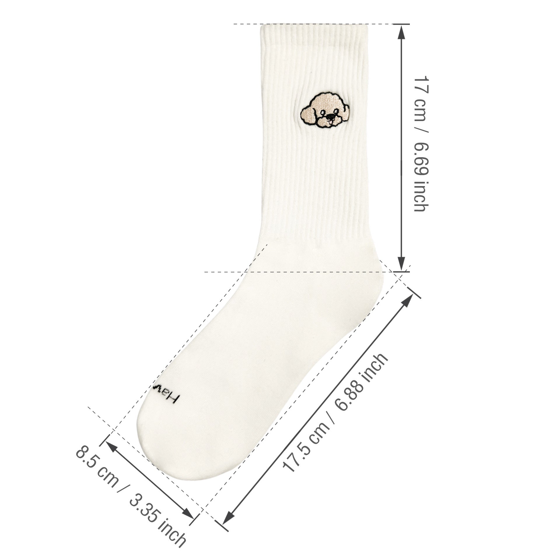 Socks Tube Socks Student White Stockings Four Seasons