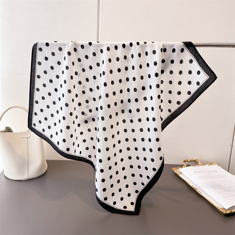 Women's Geometric Dot Herringbone Sunscreen Scarf