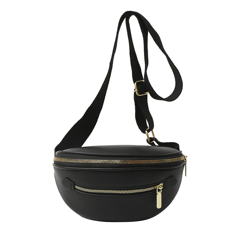 Retro Solid-Color Minimalist Womens Shoulder Bag