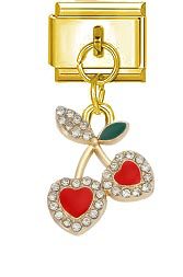 Italian-style Modular Gold Bracelet Accessory Pendant