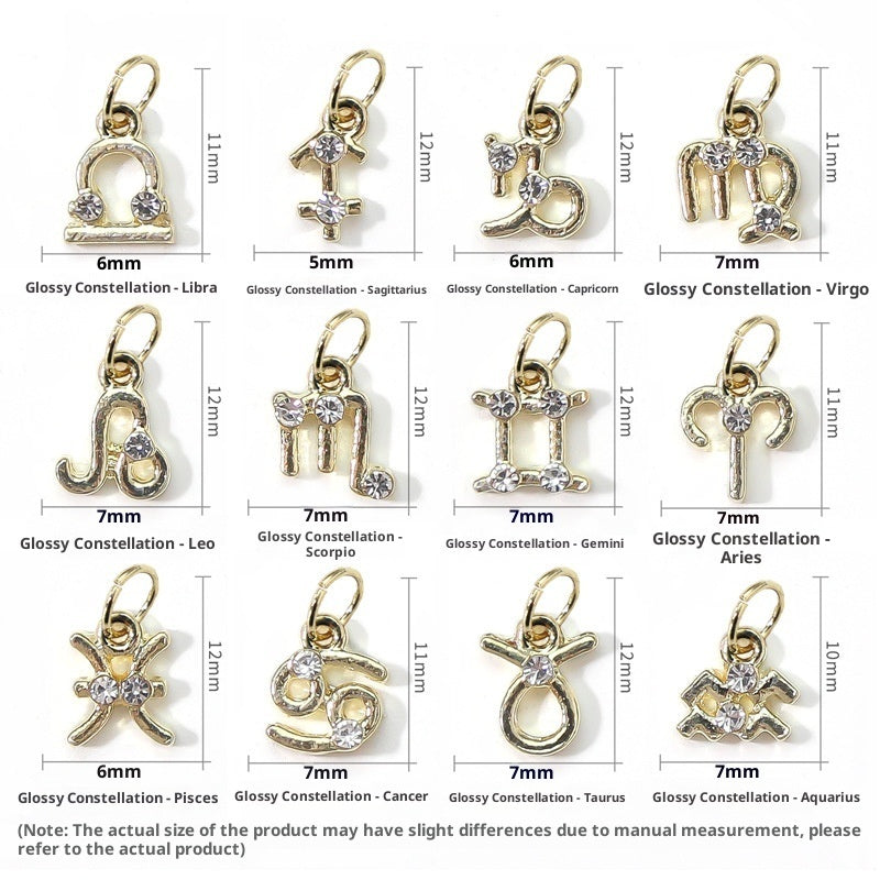 Constellation Ring Alloy Accessory 3D Nail Art