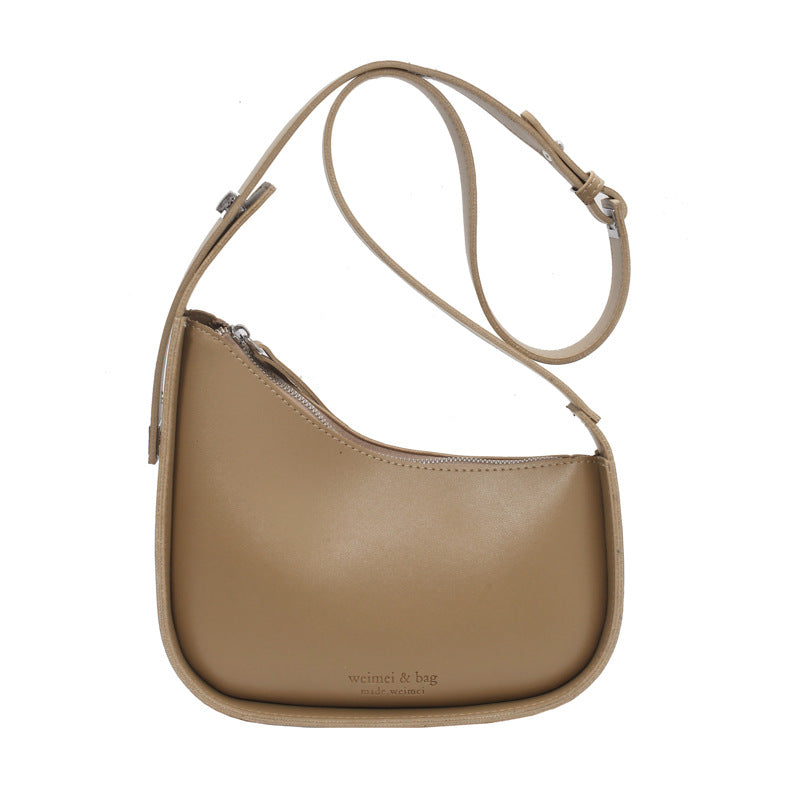Retro  Versatile Womens Saddle Bag In A Minimalist Style