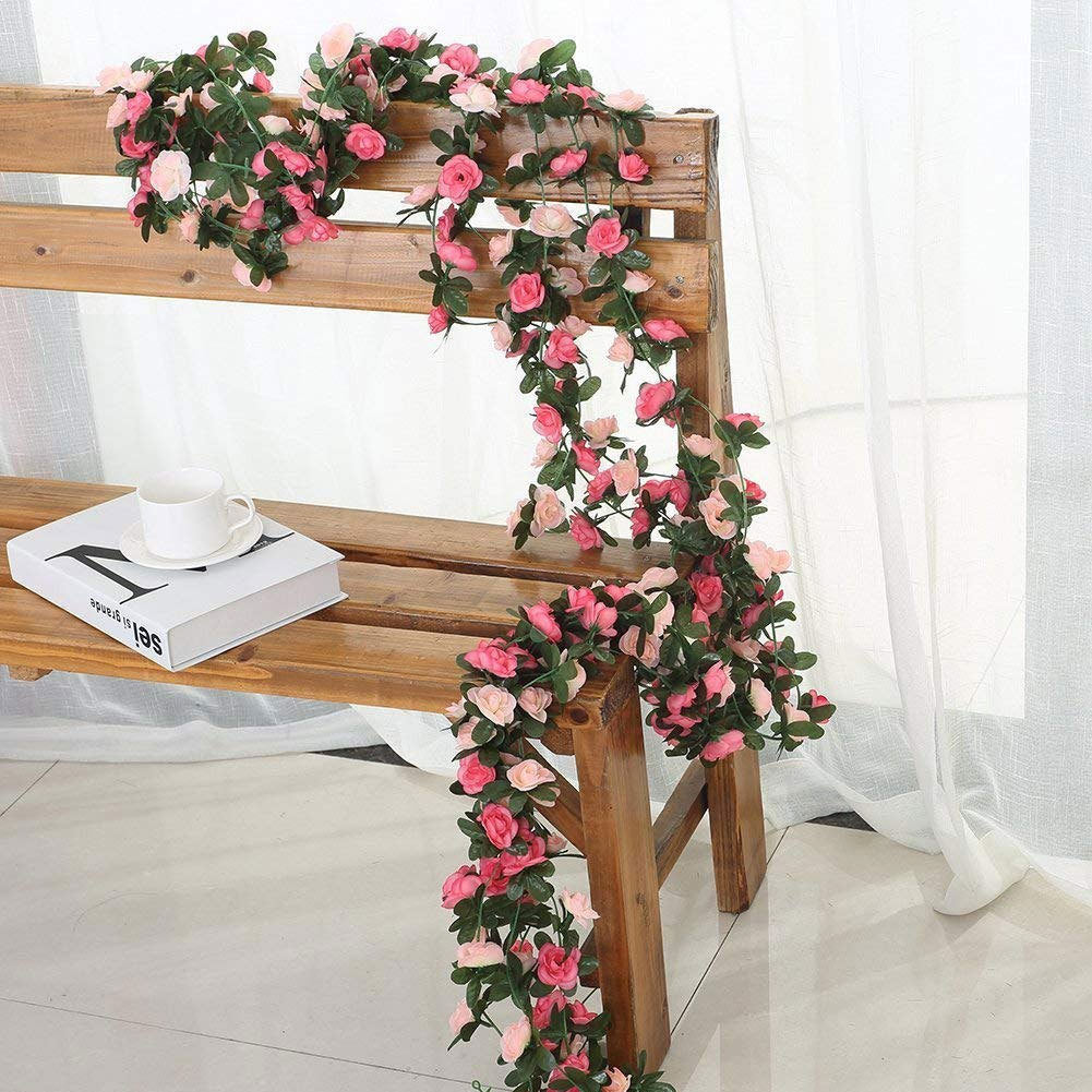 Rose Flower Vine Rose Flower Strip Artificial Artificial Flower Vine