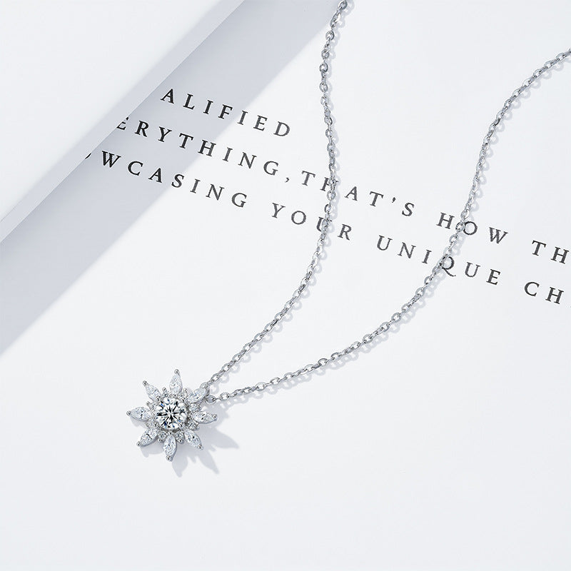 Personalized Color-Changing Snowflake Necklace For Women