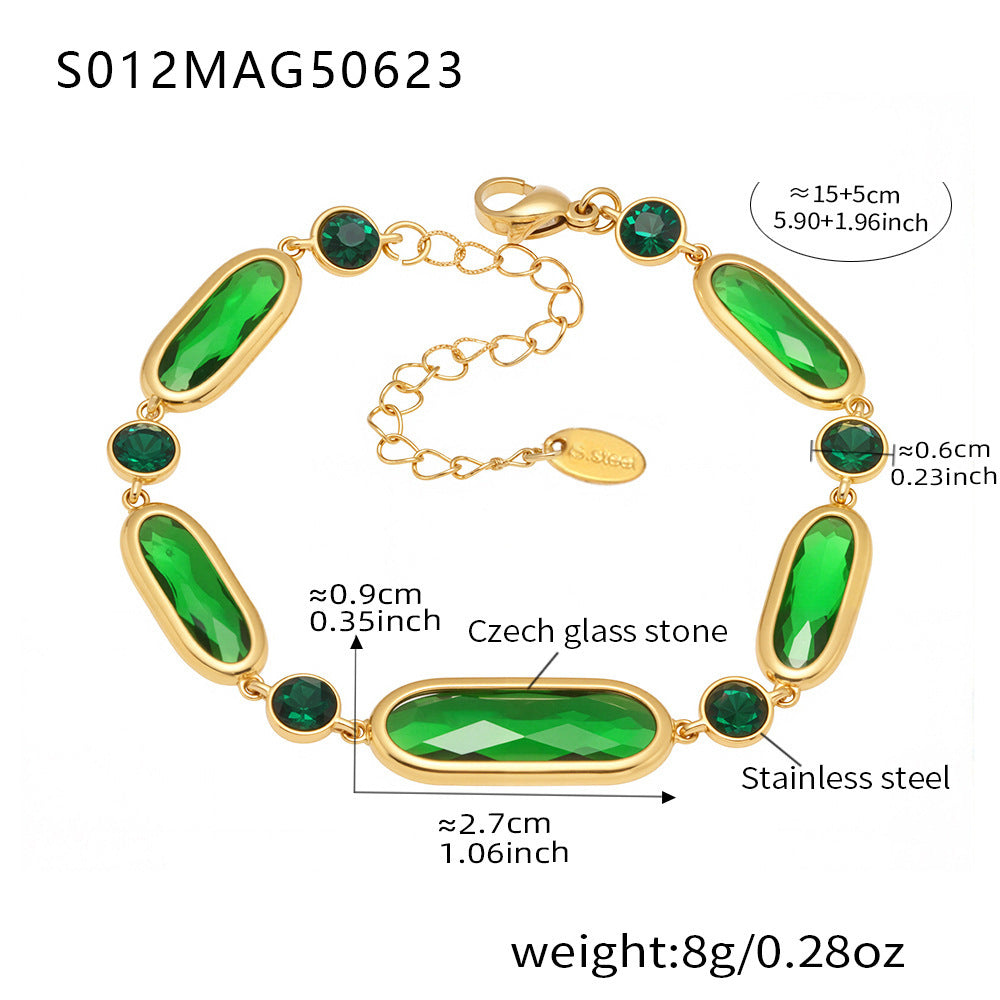 18k Gold-Plated Summer Beach-Style Light-Luxury Anklet Foot Jewelry