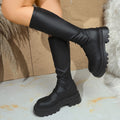 Women's Thick Bottom Retro Plus Size Boots