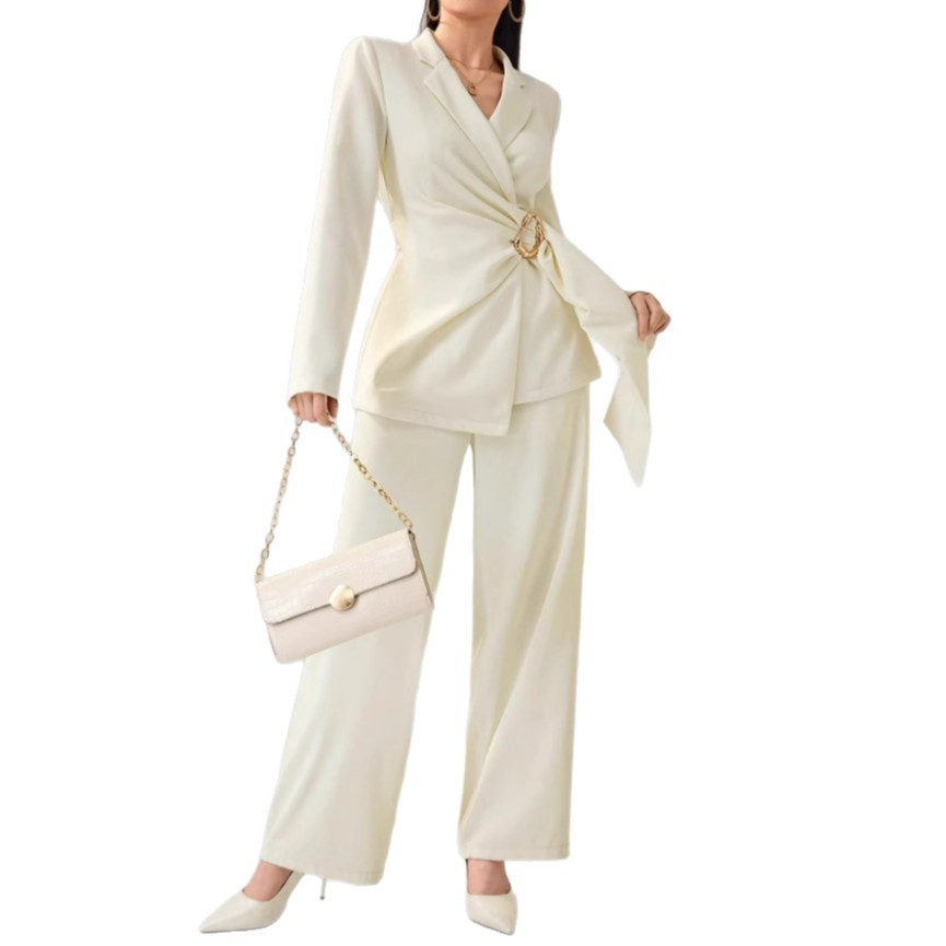 Female Temperament Suit Fashion Lace-up