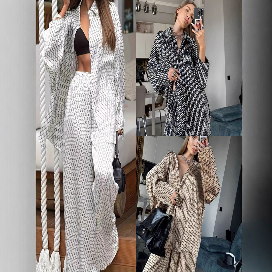 European And American Long-sleeved Trousers Summer Thin Women