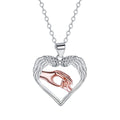 Original High-End Parent-Child Handshake Necklace
