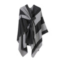 Shawl Plus Bar Split Double-sided All-match Trip Shoot Cloak