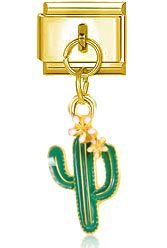 Italian-style Modular Gold Bracelet Accessory Pendant