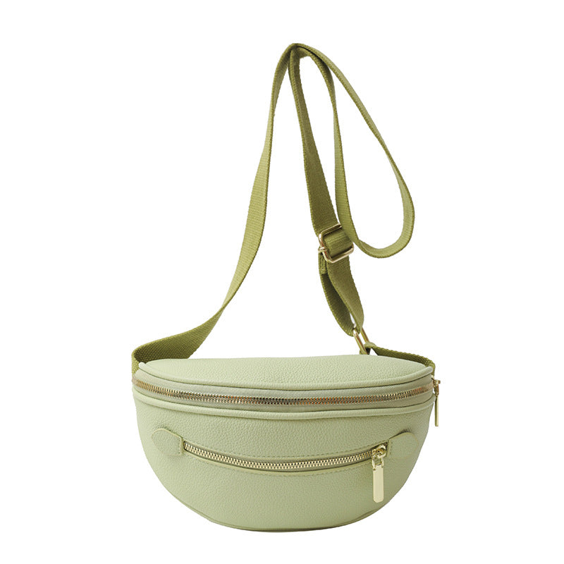 Retro Solid-Color Minimalist Womens Shoulder Bag