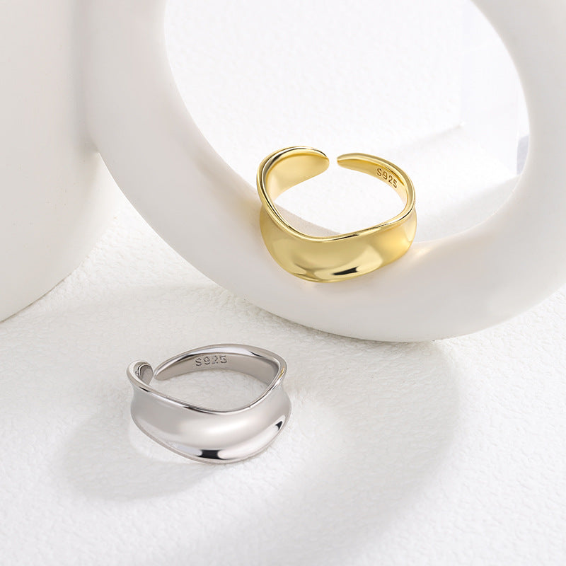 Stylish And Minimalist Alloy Ring For Women