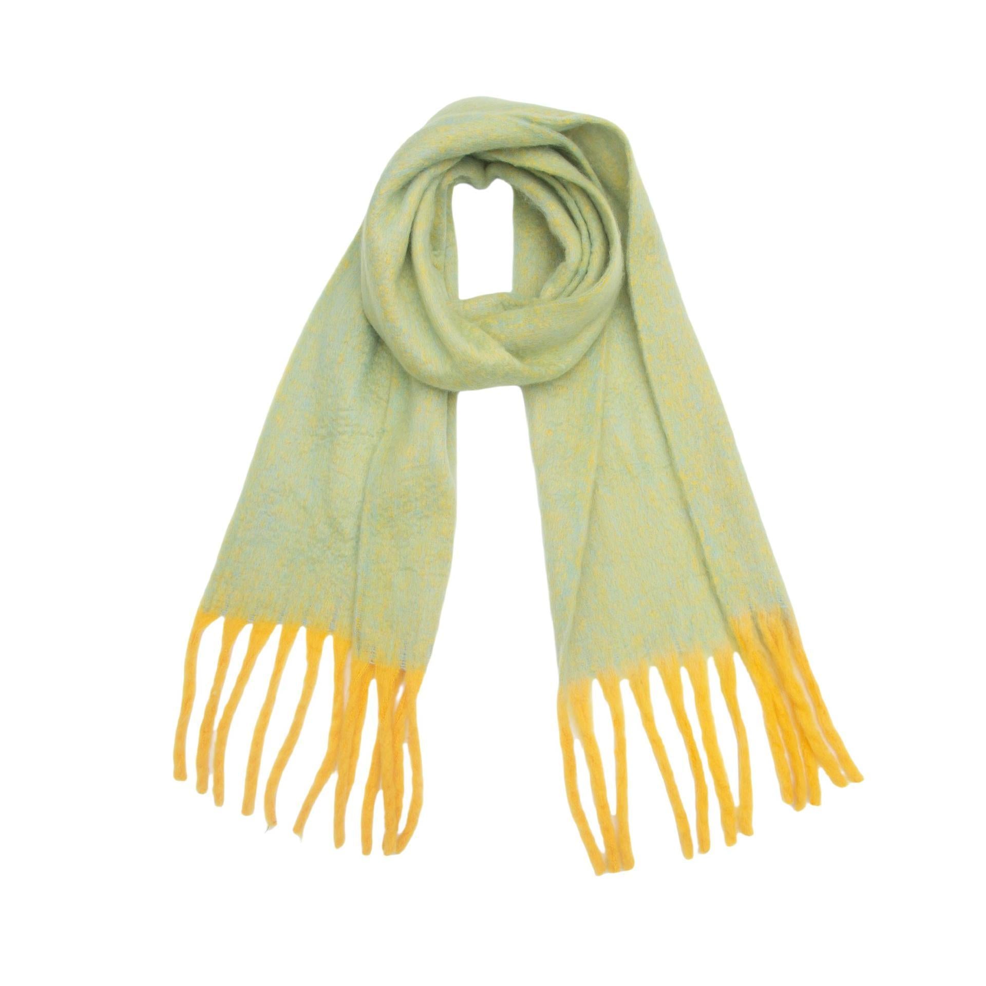 Circle Yarn Thick Tassel Clip Flower Scarf Shawl