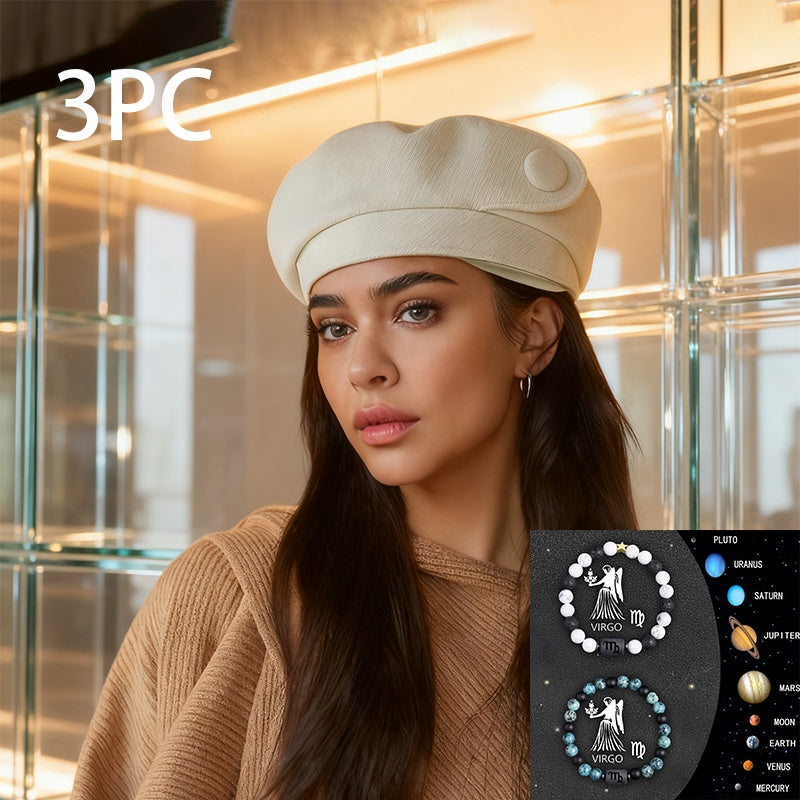 A British-style Casual Painter Hat That Is Versatile And Can Show Off Your Face