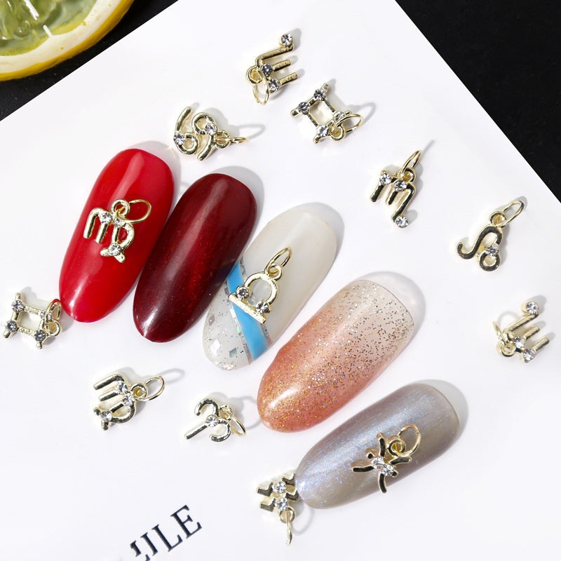 Constellation Ring Alloy Accessory 3D Nail Art