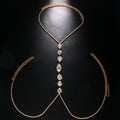 European And American Sexy Crystal Body Chain